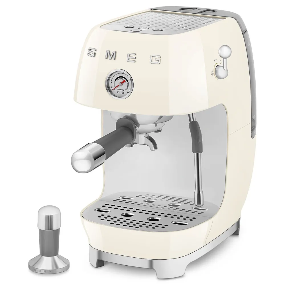 Smeg Espresso koffiemachine ECF03CREU 50's Style Crème Clearance