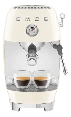 Smeg Espresso koffiemachine ECF03CREU 50's Style Crème Clearance