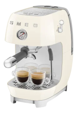 Smeg Espresso koffiemachine ECF03CREU 50's Style Crème Clearance