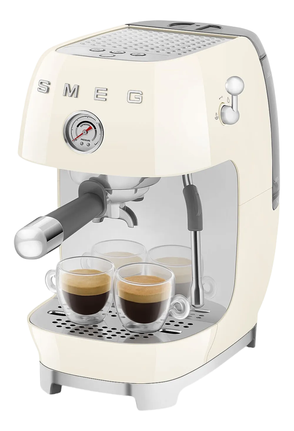 Smeg Espresso koffiemachine ECF03CREU 50's Style Crème Clearance