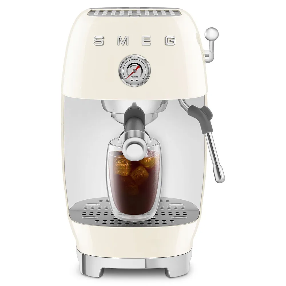 Smeg Espresso koffiemachine ECF03CREU 50's Style Crème Clearance