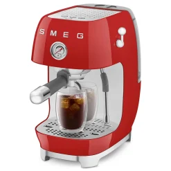 Smeg Espresso koffiemachine ECF03RDEU 50's Style Rood Discount