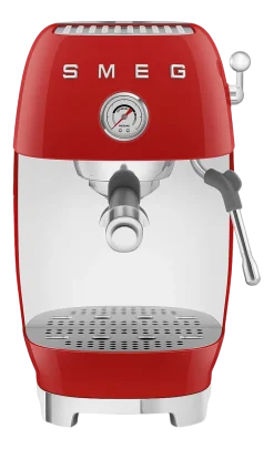 Smeg Espresso koffiemachine ECF03RDEU 50's Style Rood Discount