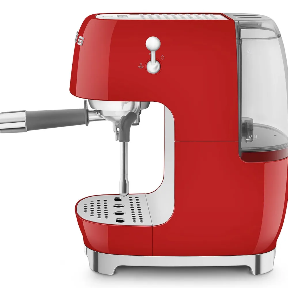 Smeg Espresso koffiemachine ECF03RDEU 50's Style Rood Discount