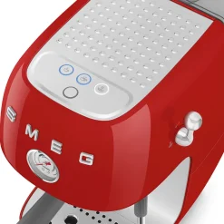 Smeg Espresso koffiemachine ECF03RDEU 50's Style Rood Discount