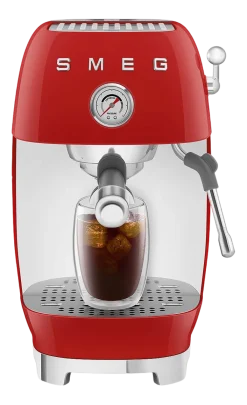 Smeg Espresso koffiemachine ECF03RDEU 50's Style Rood Discount