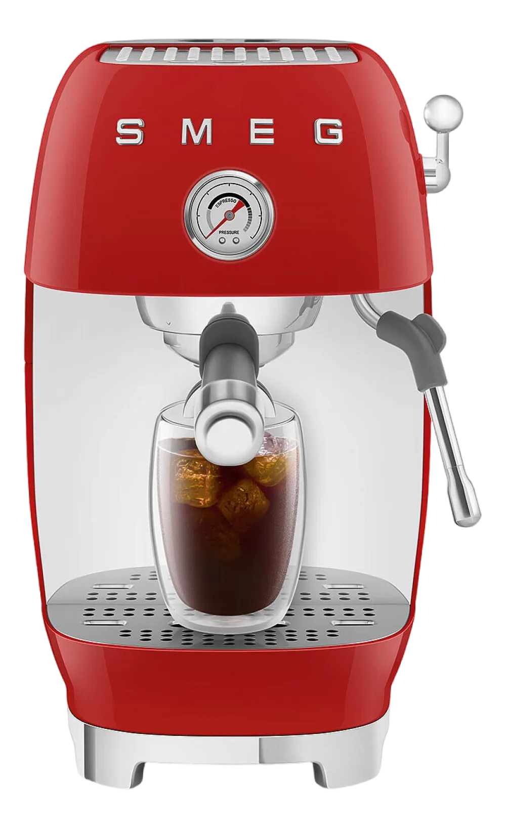 Smeg Espresso koffiemachine ECF03RDEU 50's Style Rood Discount