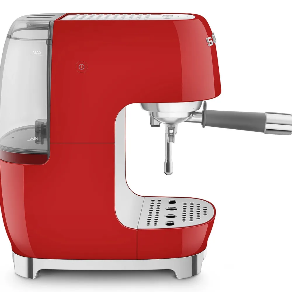 Smeg Espresso koffiemachine ECF03RDEU 50's Style Rood Discount