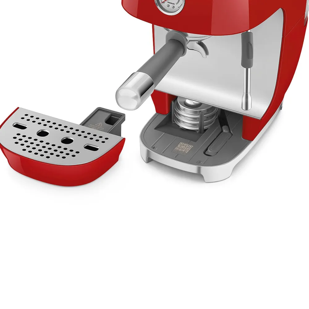 Smeg Espresso koffiemachine ECF03RDEU 50's Style Rood Discount