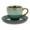 Espressokop Bitz Gastro Green Black 7 cl (6-delig)