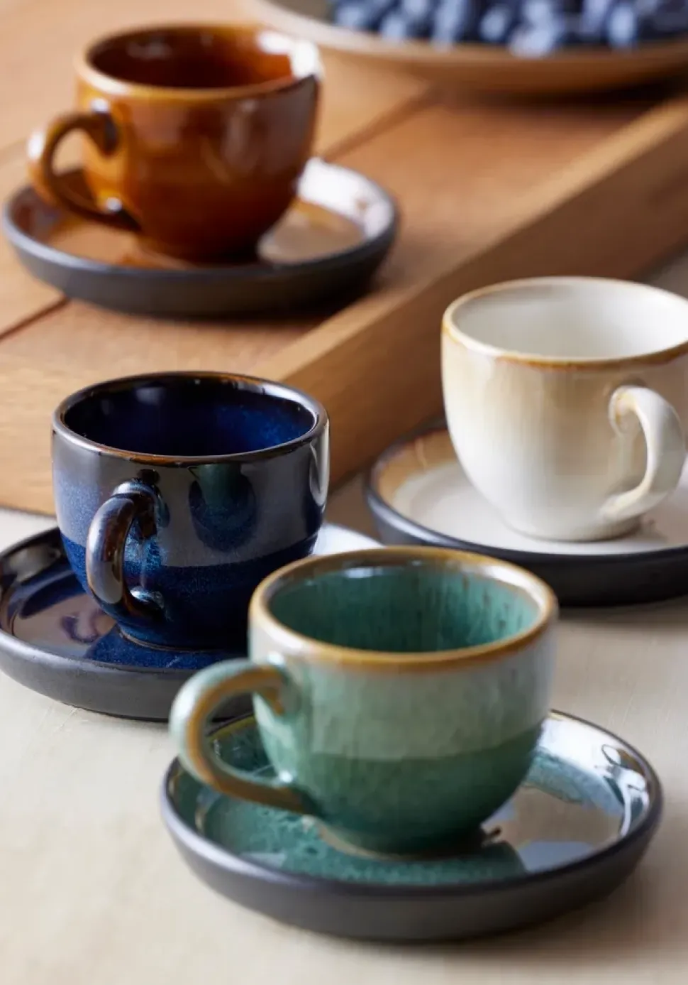 Espressokop Bitz Gastro Green Black 7 cl (6-delig)