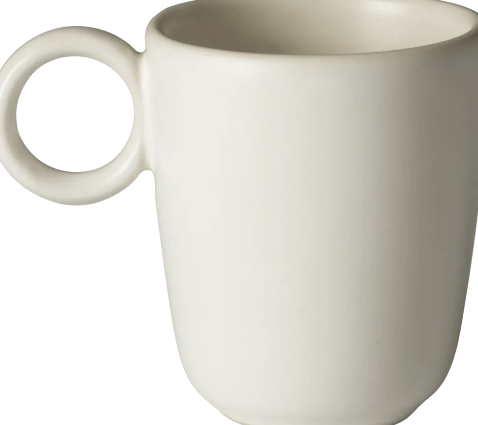 Espressokop Bolia Edge Ecru 113 ml (Set van 4)