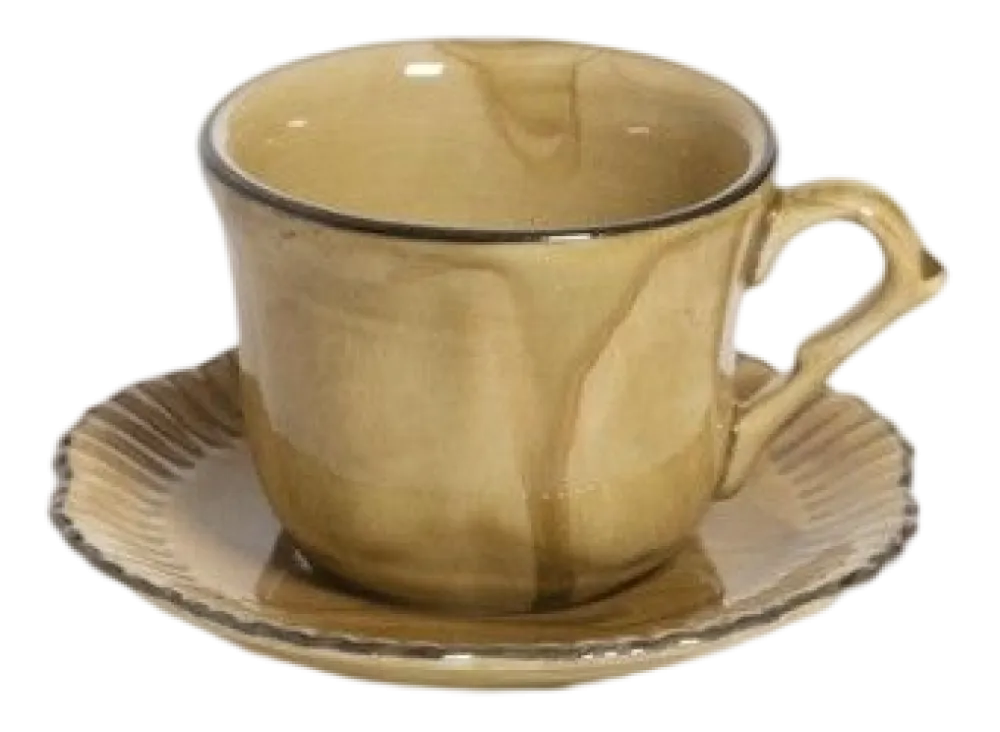 The Table Espressokop en Schotel Attic Honey 45 ml New