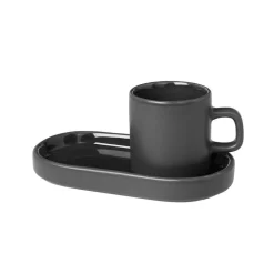 Espressokopje & Schotel Blomus Pilar Agave Green (2-delig)