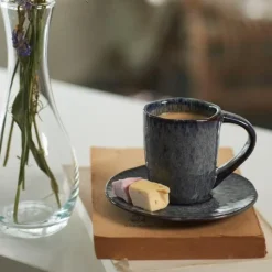 Espressokop Leonardo Matera Grijs 90ml (4-Delig)