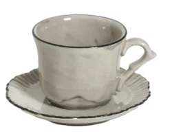 Espressokop Met Schotel The Table Attic Oyster (45 ml)