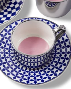 Espressokop POLSPOTTEN Aunty Dark Blue (Set van 4)