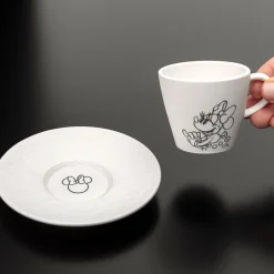 Espressokop Villeroy & Boch Manufacture Rock Mickey Mouse Blanc 60ml (Set van 6)