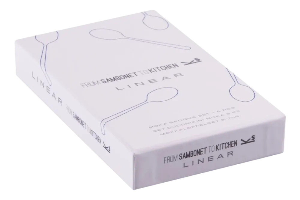 Sambonet Espressolepel Linear (Set van 6) Clearance