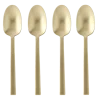 Espressolepel Sambonet Neutra Antique PVD Champagne Gift Pack (Set van 6)