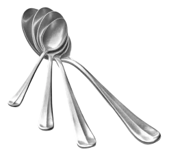 Serax Espressolepel Surface Cutlery By Sergio Herman Steel Grey (Set van 6) Sale