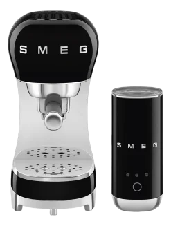 Espressomachine SMEG ECF12BLEU 50's Style Zwart