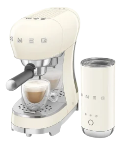 Espressomachine SMEG ECF12CREU 50's Style Crème