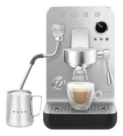 Espressomachine Smeg EMC02BLMEU Mat zwart