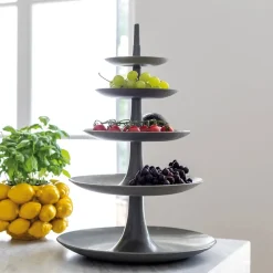 Etagère Koziol Bio-Circulair Babell Extra Groot Nature Ash Grey