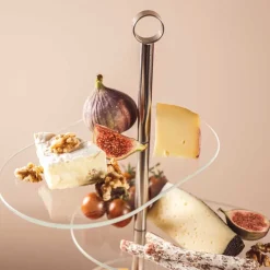 Etagère Leonardo Cena Zilver 3-Laags