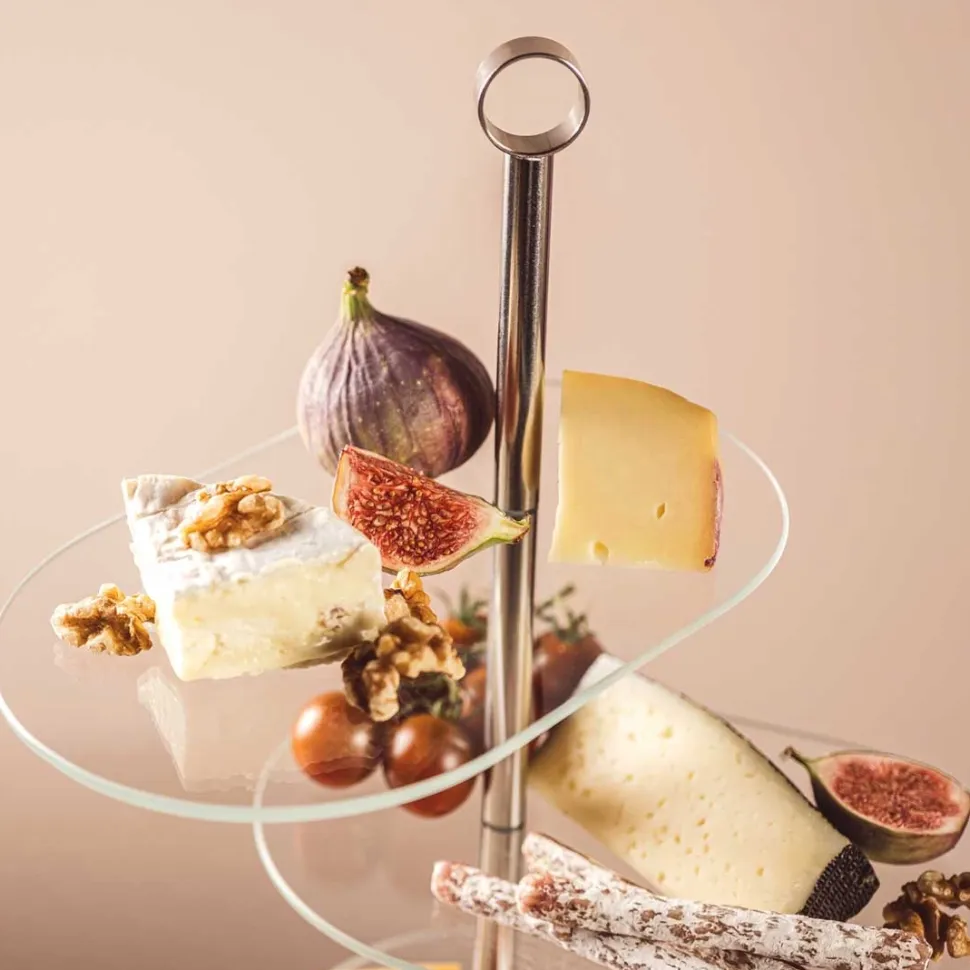 Etagère Leonardo Cena Zilver 3-Laags