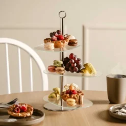 Etagère Leonardo Cena Zilver 3-Laags