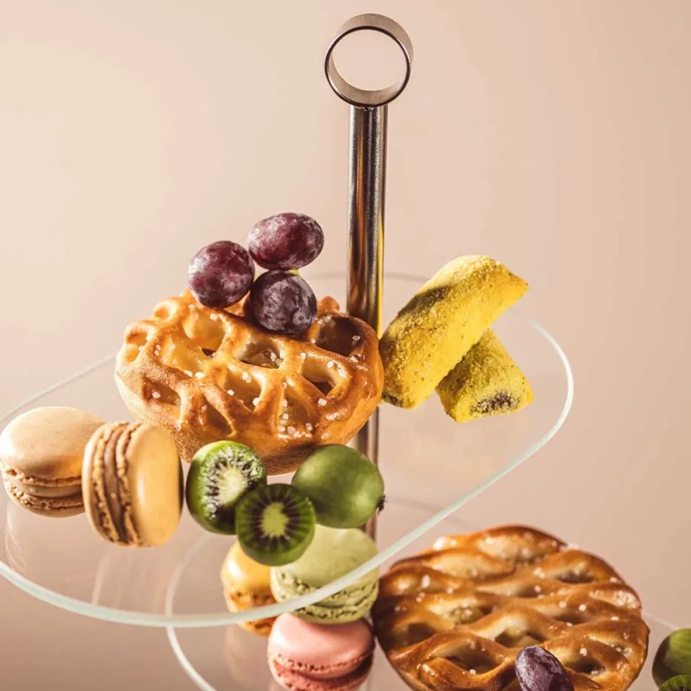 Etagère Leonardo Cena Zilver 3-Laags