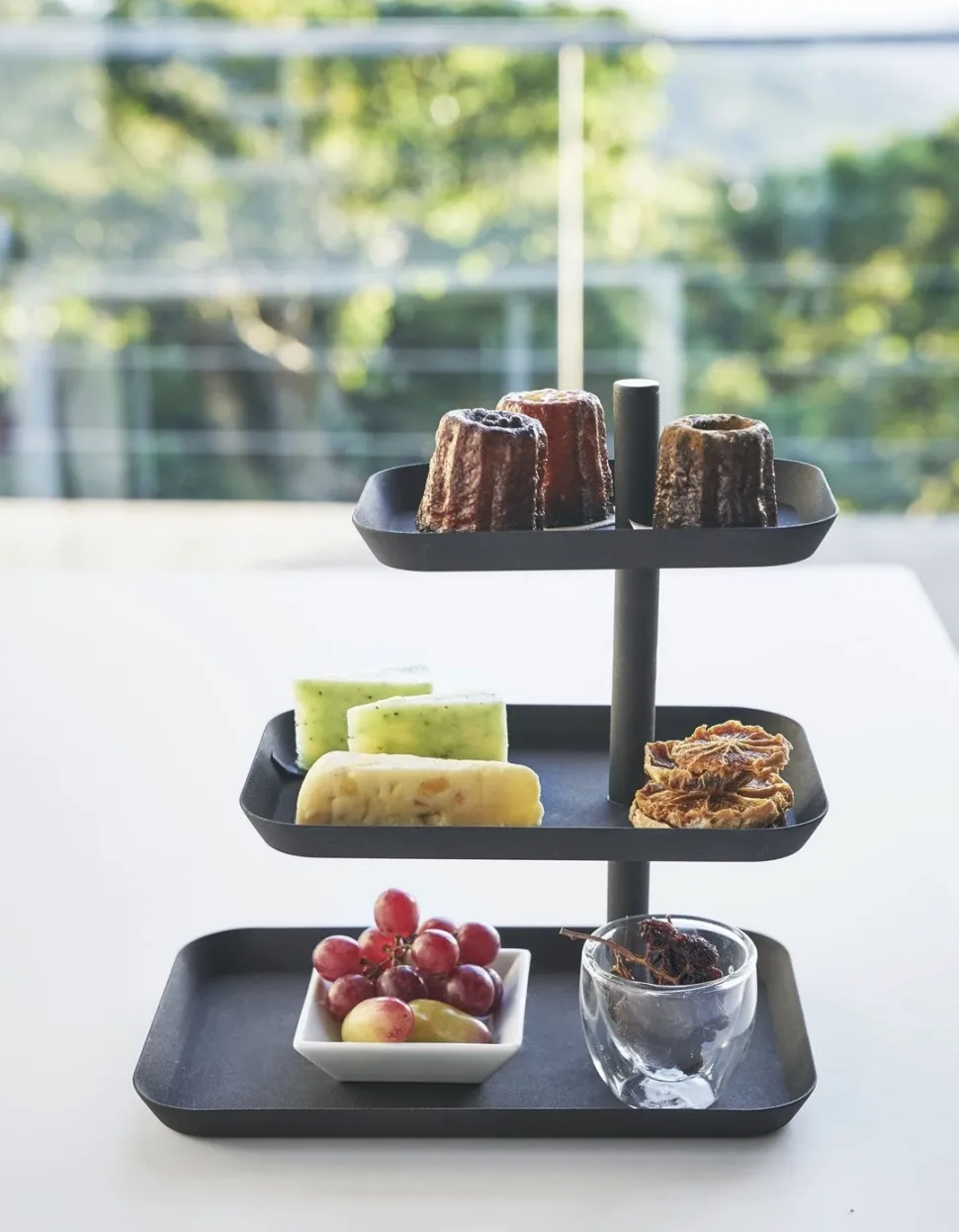 Etagère Yamazaki Tower 3 Tiers Black