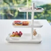 Yamazaki Etagère Tower 3 Tiers White Hot