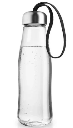 Eva Solo Drinkfles Urban To Go Glas Zwart 0,5L Sale