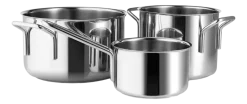 Eva Trio Pannenset Collection RVS Recycled (3-Delig)