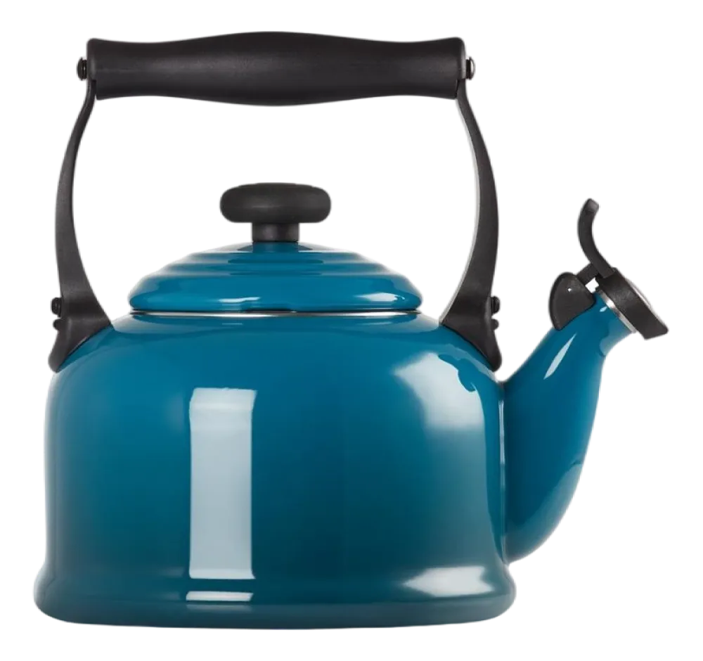 Le Creuset Fluitketel Tradition Deep Teal 2.1 Liter Max Best