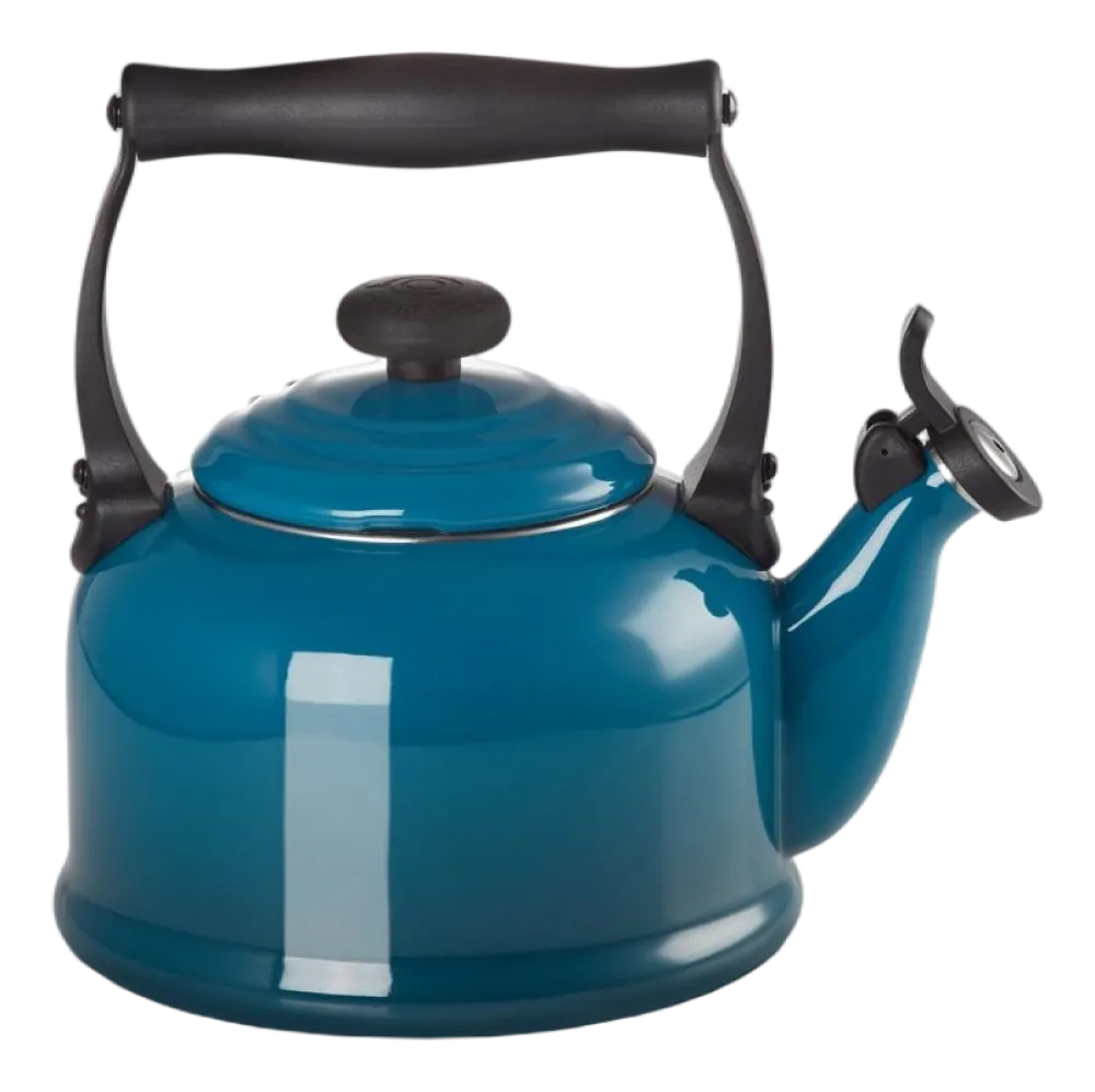 Le Creuset Fluitketel Tradition Deep Teal 2.1 Liter Max Best