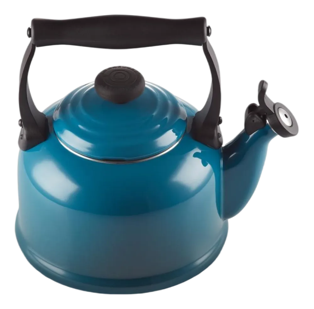 Le Creuset Fluitketel Tradition Deep Teal 2.1 Liter Max Best