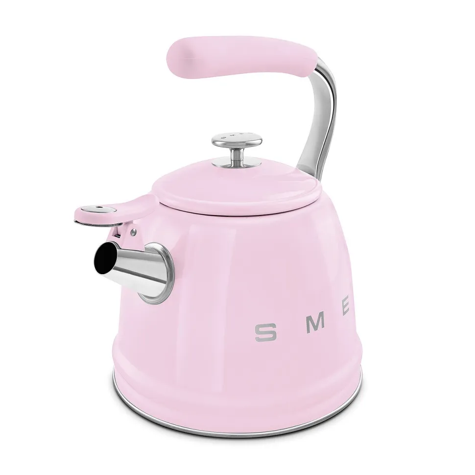 Fluitketel Smeg WKF01PK 50's Style Roze