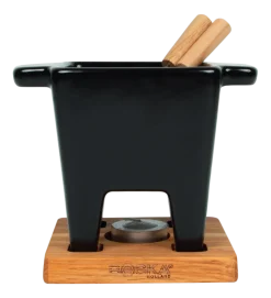 Fondueset Boska Nero Black / Brown / Silver