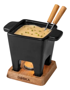 Fondueset Boska Nero Black / Brown / Silver