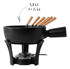 Boska Fondueset Nero Black / Silver Hot