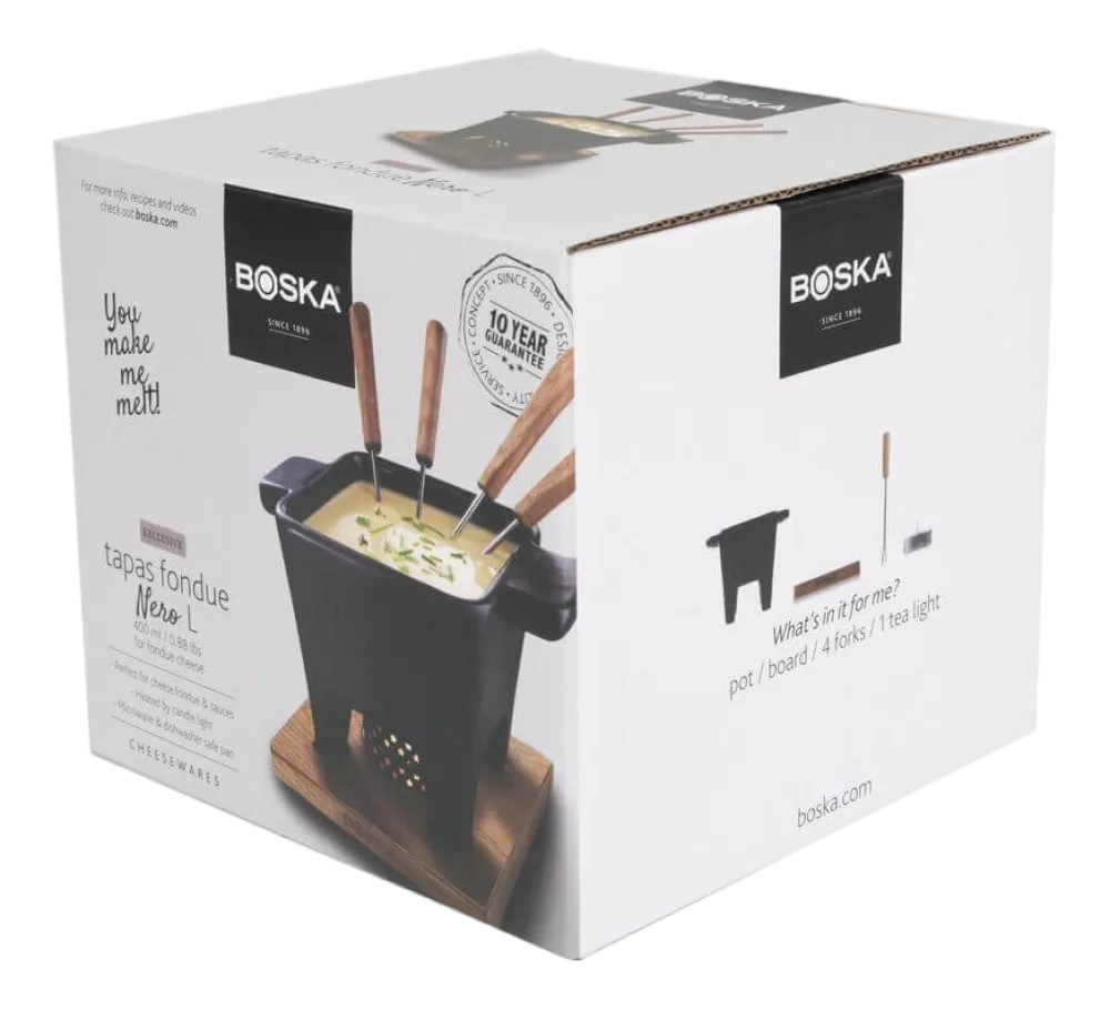 Boska Fondueset Nero Back / Brown / Siver Best