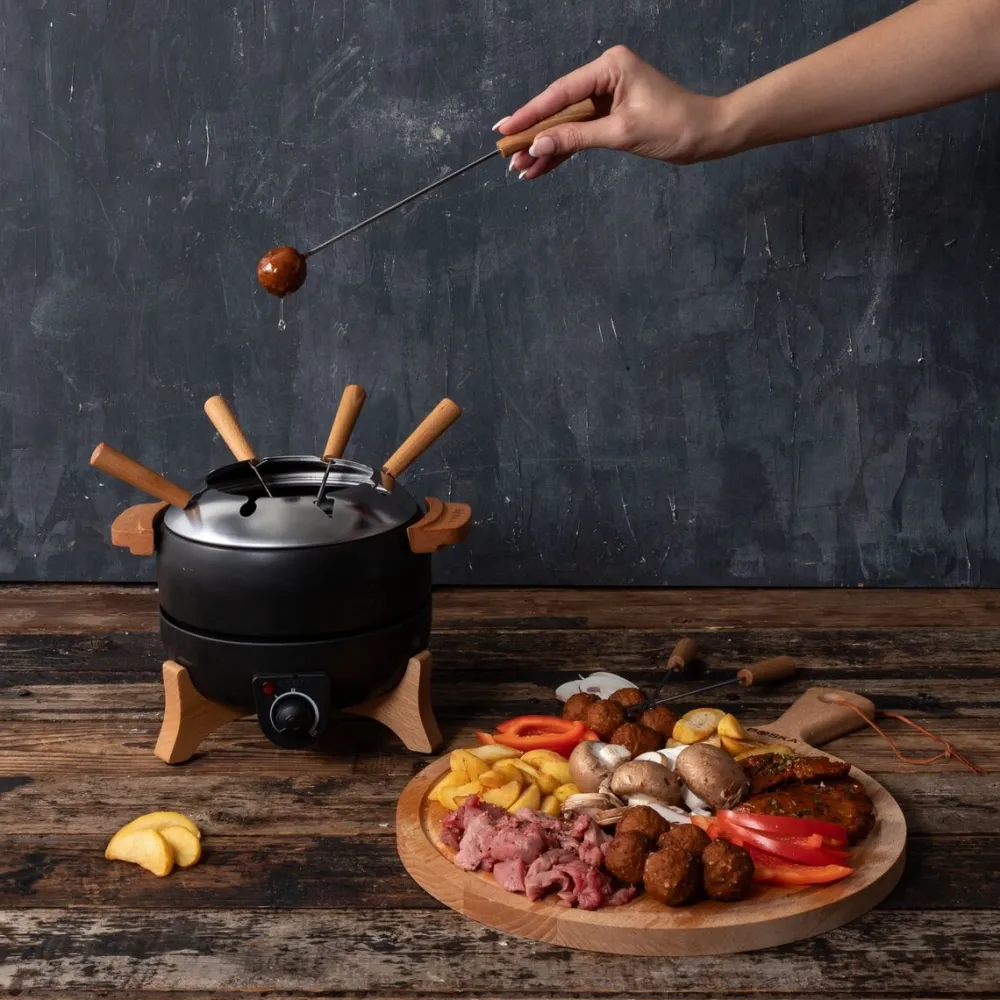 Boska Fondueset Party Beige / Black Outlet