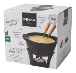 Fondueset Boska Party Mini Black / Brown