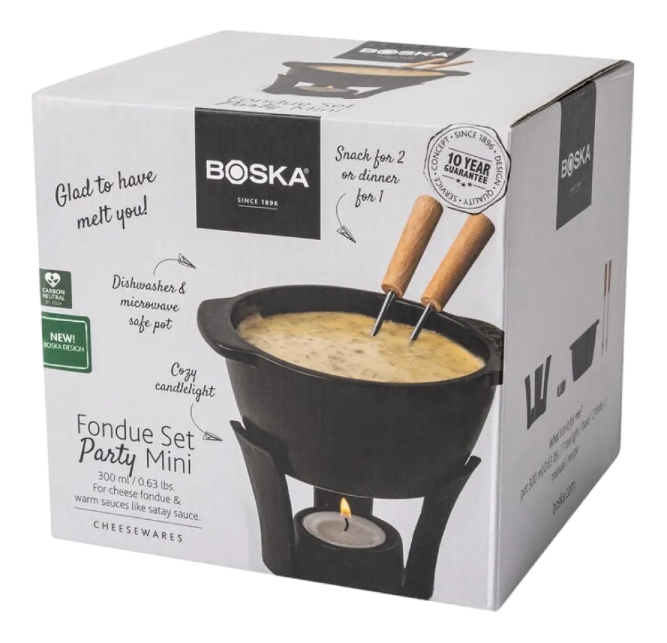 Fondueset Boska Party Mini Black / Brown