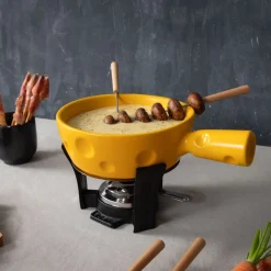 Boska Fondueset Super Cheesy Yellow / Silver / Black / Brown Sale