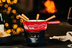 Fondueset Cosy & Trendy Aspen Rood